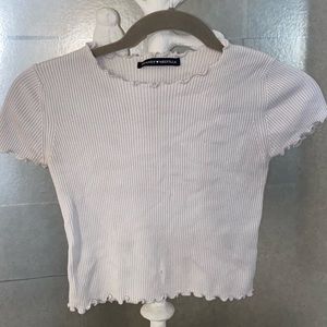 White brandy Melville top